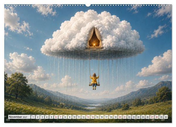 Produktbild: Fantastische Illusionen - Mystischer Kunstkalender (hochwertiger Premium Wandkalender 2027 DIN A2 quer), Kunstdruck in Hochglanz