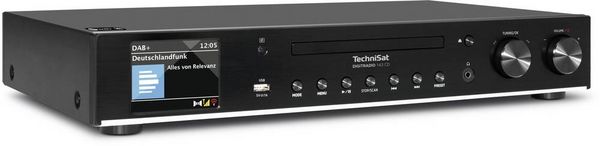 Produktbild: TechniSat DIGITRADIO 143 CD Radio-Adapter DAB, DAB+, Internet, UKW AUX, Bluetooth&reg;, CD, USB, WLAN, Internetradio Inkl