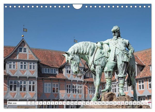 Produktbild: Wolfenb&uuml;ttel - Historisches Fachwerk (Wandkalender 2026 DIN A4 quer), CALVENDO Monatskalender