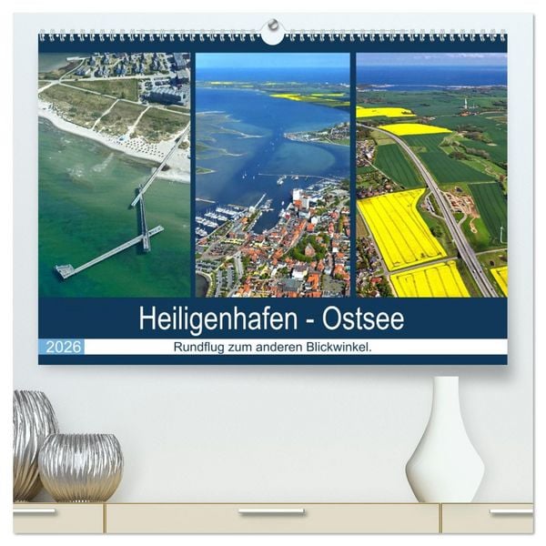 Produktbild: Heiligenhafen - Ostsee (hochwertiger Premium Wandkalender 2026 DIN A2 quer), Kunstdruck in Hochglanz