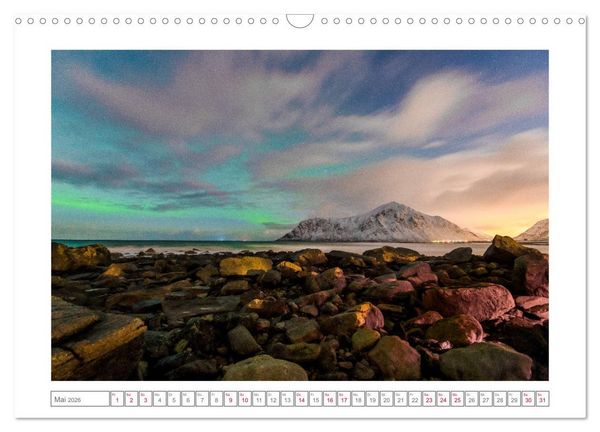 Produktbild: Geheimnisvolle Lofoten (Wandkalender 2026 DIN A3 quer), CALVENDO Monatskalender
