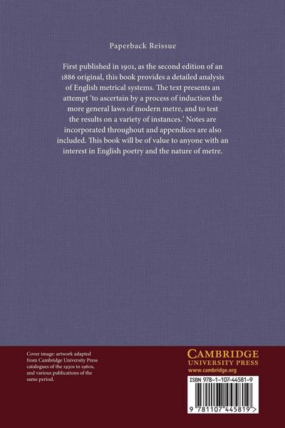 Produktbild: Chapters on English Metre