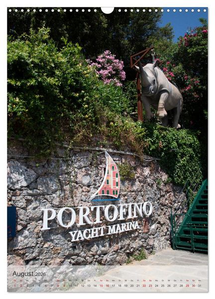 Produktbild: Portofino - Im Herzen der italienischen Riviera!! (Wandkalender 2026 DIN A3 hoch), CALVENDO Monatskalender