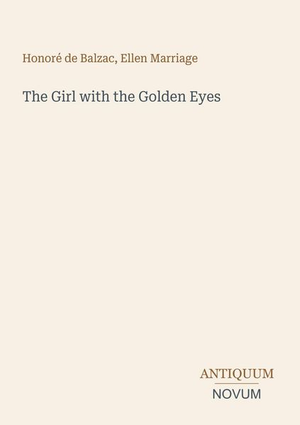 Produktbild: The Girl with the Golden Eyes