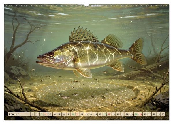 Produktbild: Talsperren - Zander (Wandkalender 2027 DIN A2 quer), CALVENDO Monatskalender