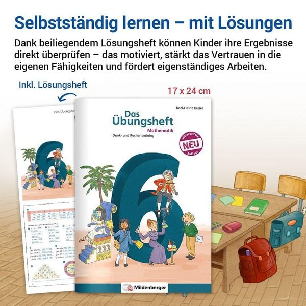 Produktbild: Das &Uuml;bungsheft Mathematik 6 &ndash; &Uuml;berarbeitete Neuauflage