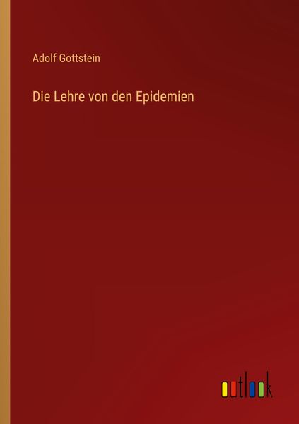 Produktbild: Die Lehre von den Epidemien