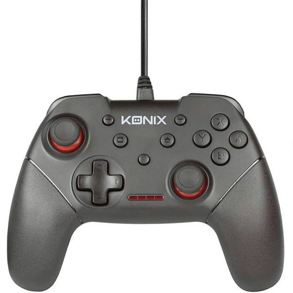 Produktbild: KONIX - Mythics Wired Gamepad - black [NSW/PC]