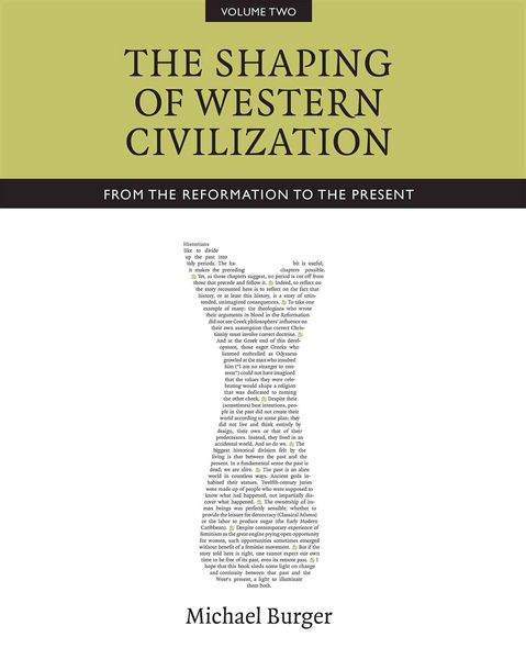 Produktbild: The Shaping of Western Civilization, Volume II: From the Reformation to the Present