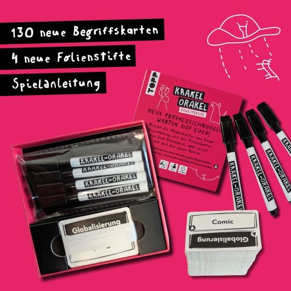 Produktbild: Krakel-Orakel Erweiterung &ndash; Neue Orakelkarten, neue Krakelstifte