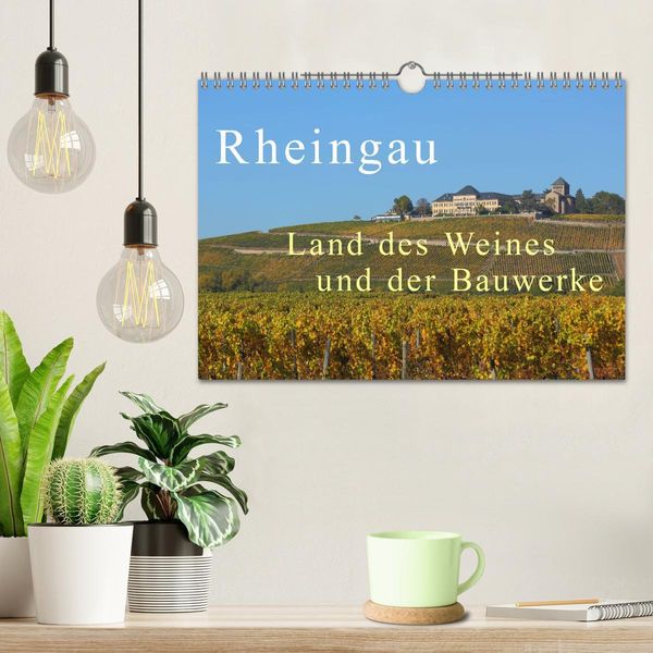 Produktbild: Rheingau - Land des Weines und der Bauwerks (Wandkalender 2026 DIN A4 quer), CALVENDO Monatskalender
