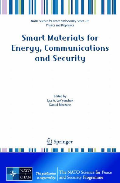 Produktbild: Smart Materials for Energy, Communications and Security
