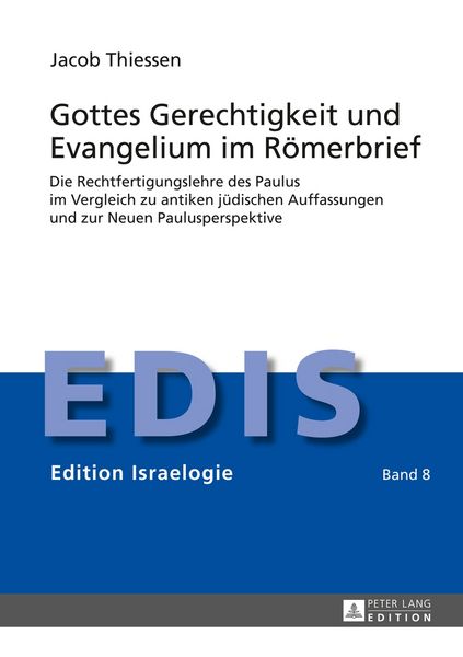 Produktbild: Gottes Gerechtigkeit und Evangelium im R&ouml;merbrief