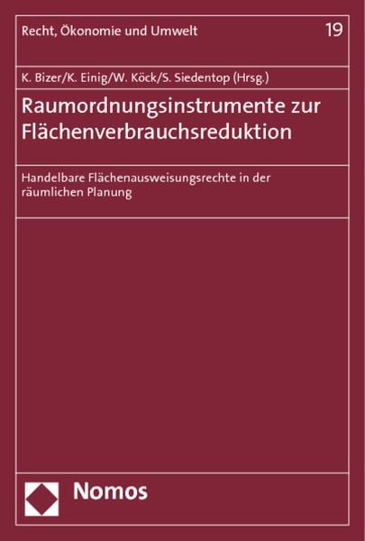Produktbild: Raumordnungsinstrumente zur Fl&auml;chenverbrauchsreduktion