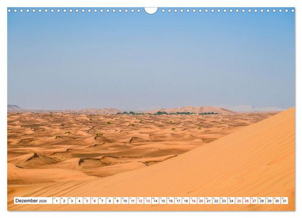 Produktbild: Wundervolles Dubai (Wandkalender 2026 DIN A3 quer), CALVENDO Monatskalender