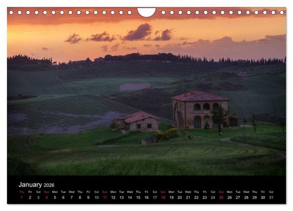 Produktbild: Tuscany (Wall Calendar 2026 DIN A4 landscape), CALVENDO 12 Month Wall Calendar