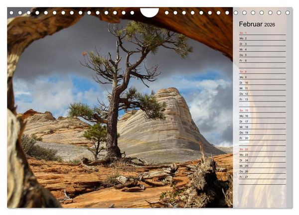Produktbild: USA 2026 Utah - Sandstein und Canyons (Wandkalender 2026 DIN A4 quer), CALVENDO Monatskalender