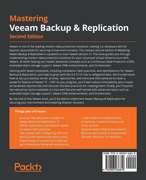 Produktbild: Mastering Veeam Backup & Replication - Second Edition
