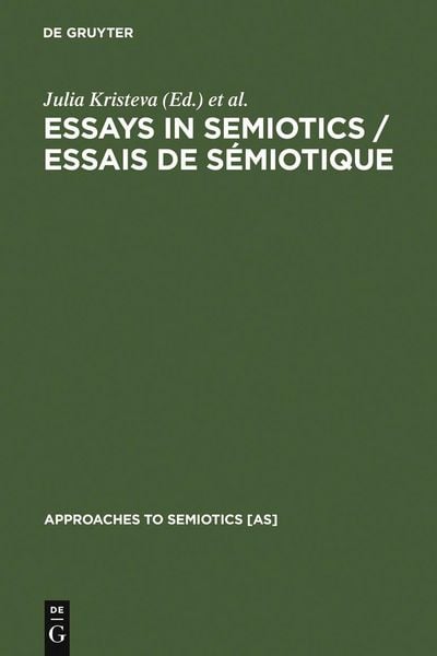 Produktbild: Essays in Semiotics /Essais de s&eacute;miotique