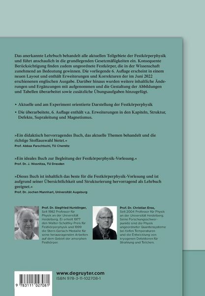 Produktbild: Festk&ouml;rperphysik