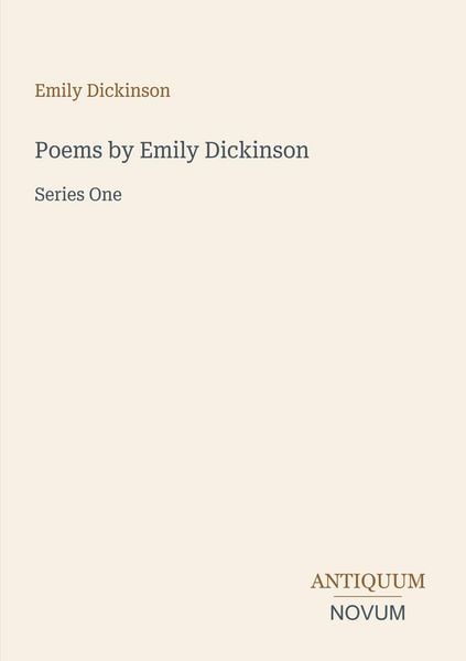 Produktbild: Poems by Emily Dickinson