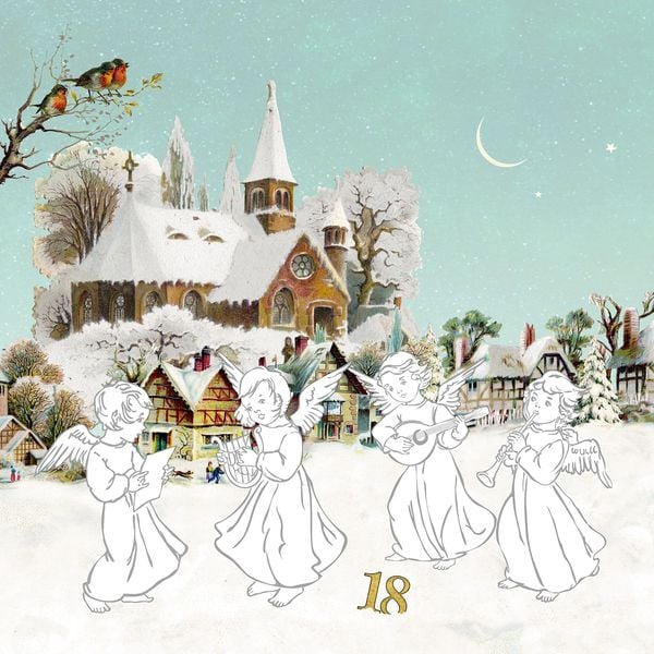 Produktbild: Nostalgische Weihnachtswelt, Kreativ-Adventskalender (Behr)