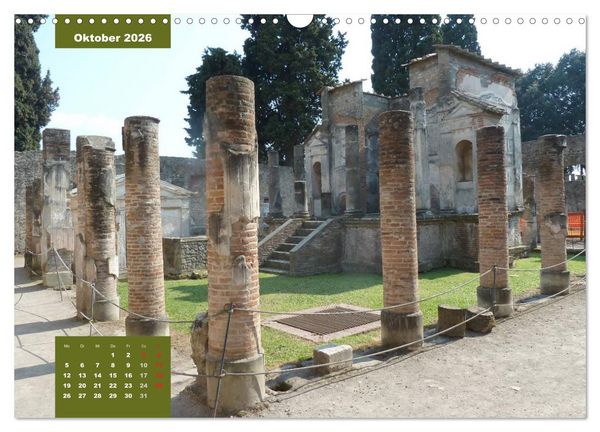 Produktbild: Pompeji-Kalender (Wandkalender 2026 DIN A3 quer), CALVENDO Monatskalender