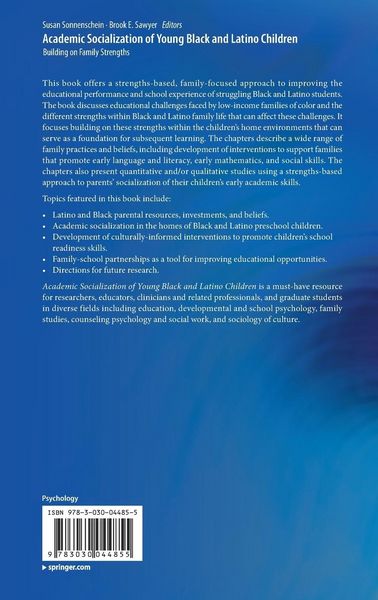 Produktbild: Academic Socialization of Young Black and Latino Children