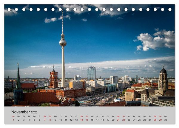 Produktbild: Ein Spaziergang durch Berlin (Tischkalender 2026 DIN A5 quer), CALVENDO Monatskalender