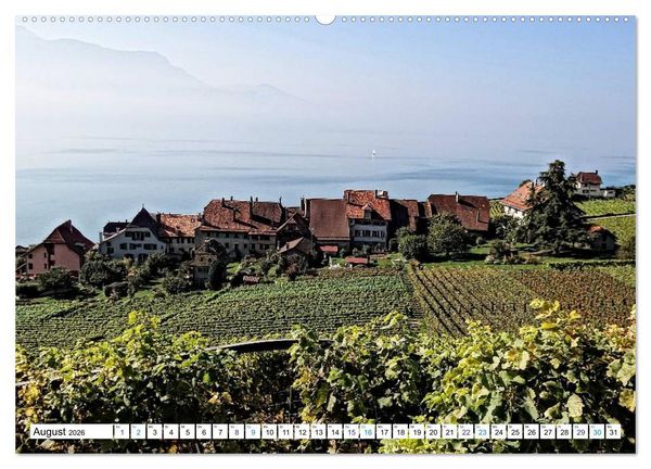 Produktbild: Gr&uuml;ezi . Landschaften in der Schweiz (Wandkalender 2026 DIN A2 quer), CALVENDO Monatskalender