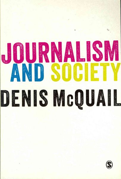 Produktbild: Journalism and Society