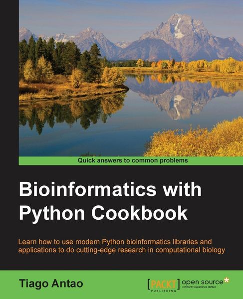 Produktbild: Bioinformatics with Python Cookbook