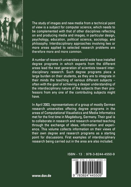 Produktbild: Computational Visualistics, Media Informatics, and Virtual Communities