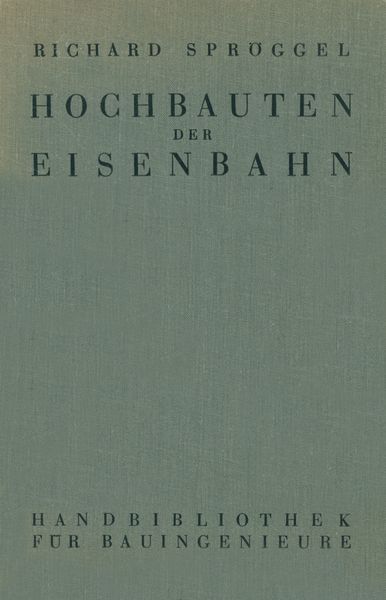 Produktbild: Hochbauten der Eisenbahn