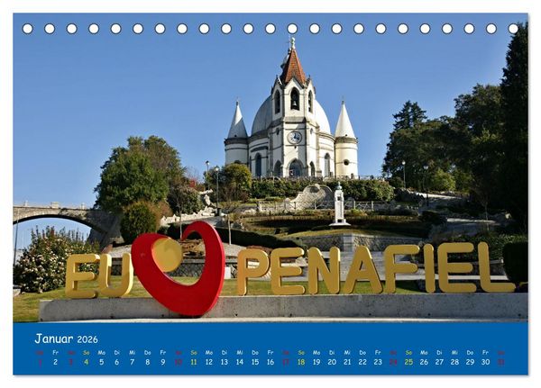 Produktbild: Der Norden von Portugal (Tischkalender 2026 DIN A5 quer), CALVENDO Monatskalender