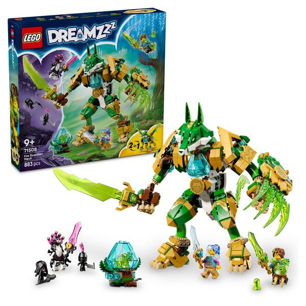 LEGO DREAMZzz 2in1 71508 Fuchs-Wächtermech, Spielzeug für Kinder ab 9