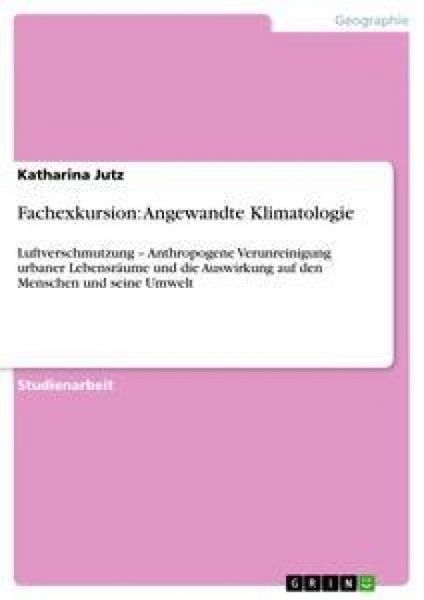 Produktbild: Fachexkursion: Angewandte Klimatologie