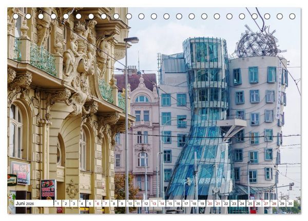 Produktbild: Architektonische Zeitspr&uuml;nge (Tischkalender 2026 DIN A5 quer), CALVENDO Monatskalender