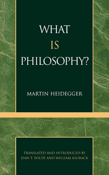 Produktbild: What is Philosophy?
