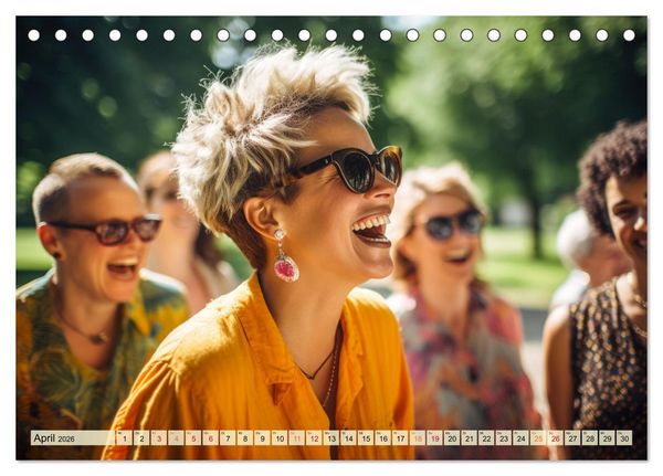 Produktbild: Lachen verzaubert (Tischkalender 2026 DIN A5 quer), CALVENDO Monatskalender