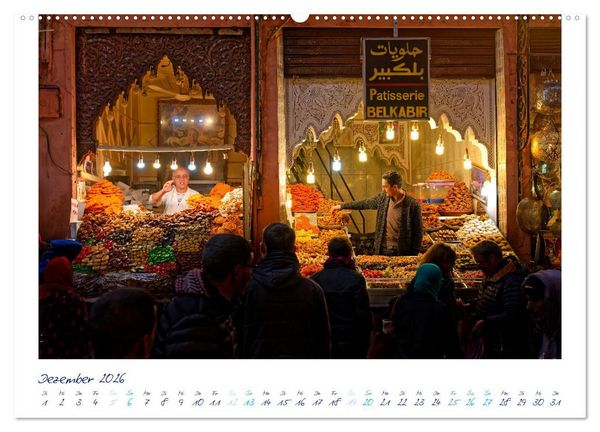 Produktbild: Marrakesch - Oase im W&uuml;stenstaub (hochwertiger Premium Wandkalender 2026 DIN A2 quer), Kunstdruck in Hochglanz