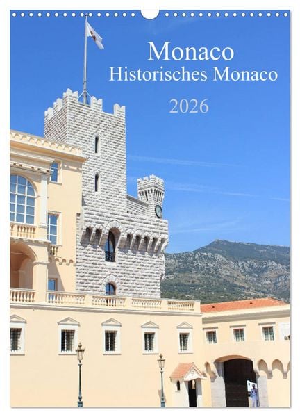 Produktbild: Monaco - Historisches Monaco (Wandkalender 2026 DIN A3 hoch), CALVENDO Monatskalender