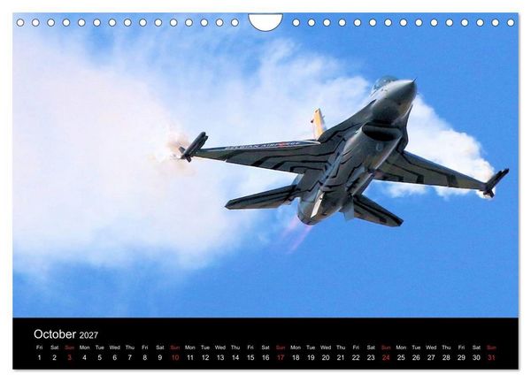 Produktbild: General Dynamics F-16 Fighting Falcon (Wall Calendar 2027 DIN A4 landscape), CALVENDO 12 Month Wall Calendar