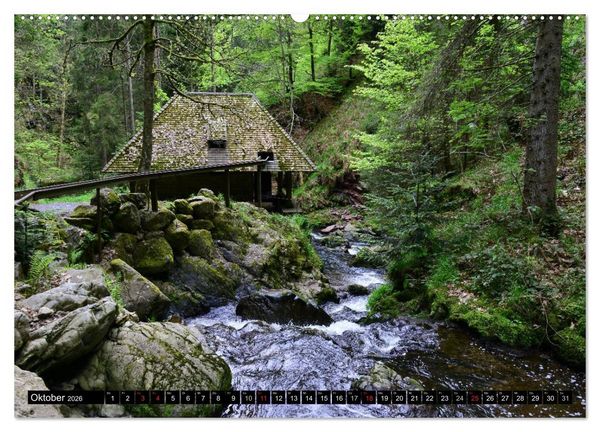Produktbild: Romantischer Schwarzwald (hochwertiger Premium Wandkalender 2026 DIN A2 quer), Kunstdruck in Hochglanz