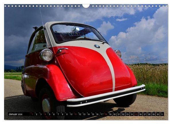 Produktbild: BMW Isetta - Die Knutschkugel (Wandkalender 2026 DIN A3 quer), CALVENDO Monatskalender