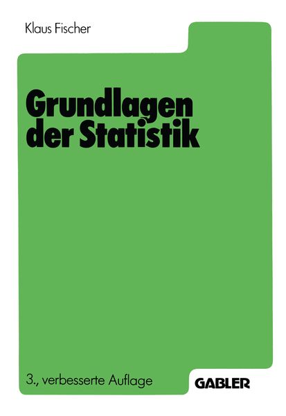 Produktbild: Grundlagen der Statistik