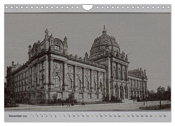 Produktbild: Hannover, alte Aufnahmen neu interpretiert. (Wandkalender 2026 DIN A4 quer), CALVENDO Monatskalender