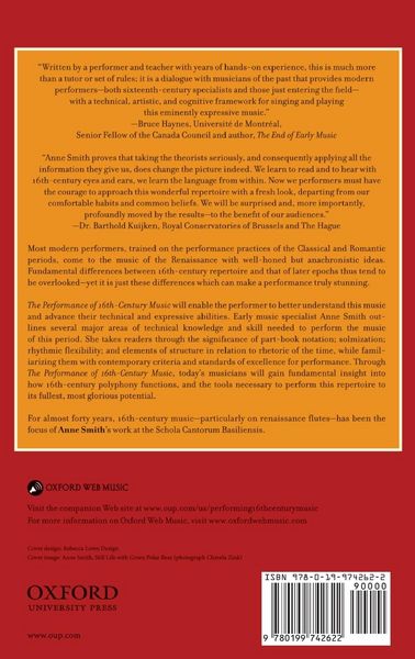 Produktbild: The Performance of 16th-Century Music