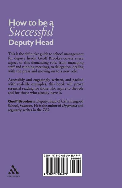 Produktbild: How to Be a Successful Deputy Head