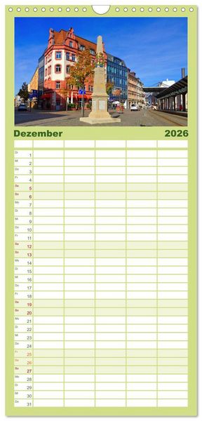 Produktbild: Familienplaner 2026 - Zwickau - Stadt an der Mulde mit 5 Spalten (Wandkalender, 21 x 45 cm) CALVENDO